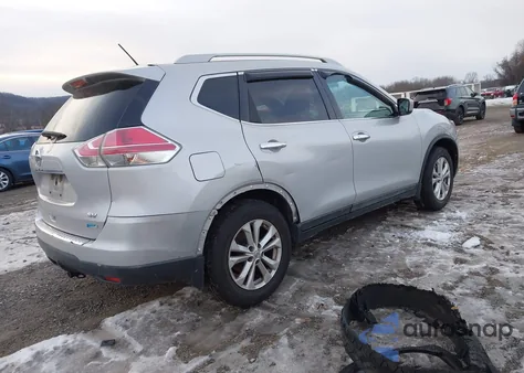 2014 Nissan Rogue Sv from USA, damaged, VIN 5N1AT2MT0EC826361